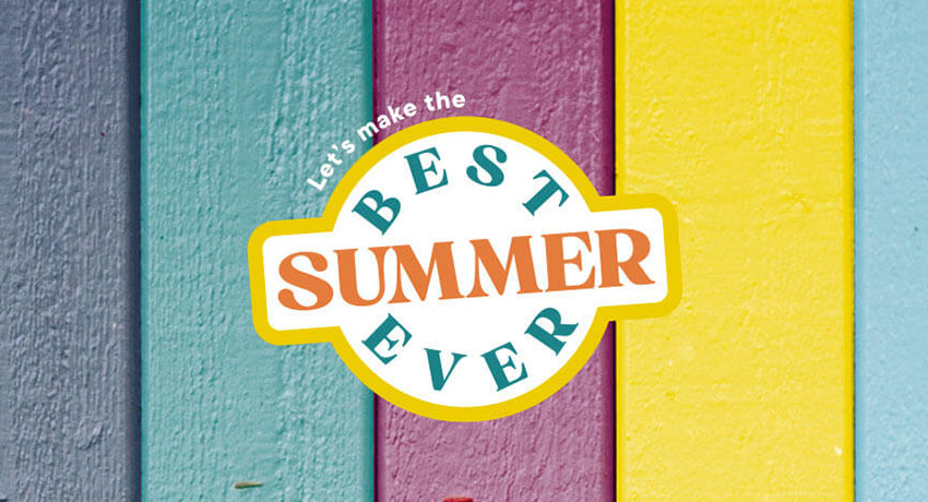 Reklamkampanj Best summer ever symbol